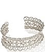 Kendra Scott Krista Lace Cuff Bracelet, Color:Silver - Image 1