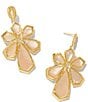 Color:Gold Golden Abalone - Image 2 - Layne Statement Drop Earrings