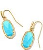 Color:Turquoise - Image 1 - Lee Drop Earrings
