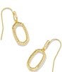 Color:Gold - Image 1 - Lee Ridge Open Frame Drop Earrings