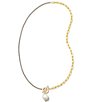 Kendra Scott Leighton Pearl Charm Chain Necklace - Image 2