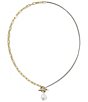 Kendra Scott Leighton Pearl Charm Chain Necklace - Image 3