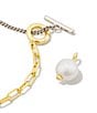 Kendra Scott Leighton Pearl Charm Chain Necklace - Image 3
