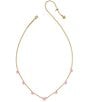 Kendra Scott Lillia Butterfly Enamel Strand Collar Necklace, Color:Gold Pine Enamel - Image 3