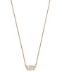 Kendra Scott Lisa 14K Diamond Pendant Necklace, Color:14k Yellow Gold/White Diamond - Image 1