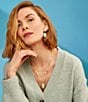 Kendra Scott Livy Huggie Hoop Earrings, Color:Gold - Image 4