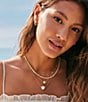 Color:Gold White Pearl - Image 2 - Lolo Pearl Strand Collar Necklace