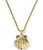 Kendra Scott Lucia Shell Short Pendant Chain Necklace - Image 2