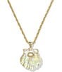 Kendra Scott Lucia Shell Short Pendant Necklace - Image 1