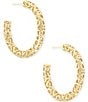 Color:14k Gold Plated - Image 2 - Maggie Small Hoop Earrings