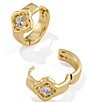 Kendra Scott Mallory Crystal Huggie Hoop Earrings - Image 2