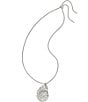 Color:Vintage Silver - Image 2 - Marina Long Pendant Necklace