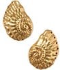 Kendra Scott Marina Sea Shell Sculptural Drop Earrings, Color:Vintage Gold - Image 1