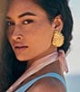 Kendra Scott Marina Sea Shell Sculptural Drop Earrings, Color:Vintage Gold - Image 2
