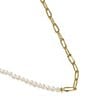 Kendra Scott Markie Freshwater Pearl Half Chain Necklace - Image 3