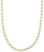 Color:Gold - Image 2 - Merrick Paperclip Chain Necklace