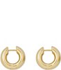 Color:14k Gold Plated - Image 1 - Mikki Metal Huggie Earrings