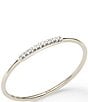 Color:White Gold - Image 2 - Mila 14k Yellow Gold Band Ring