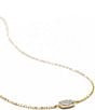 Color:Gold Diamond - Image 2 - Millicent 14k Gold Delicate Line Bracelet