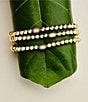 Kendra Scott Mini Elaina Beaded Drusy Stretch Bracelet, Color:Gold/Iridescent Drusy - Image 2