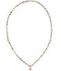 Kendra Scott Mini Elisa Abbie Strand Y Necklace, Color:Gold Multi Mix - Image 2
