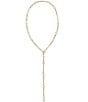 Kendra Scott Mini Elisa Abbie Strand Y Necklace, Color:Gold White Mix - Image 3