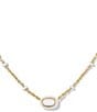 Kendra Scott Mini Elisa Enamel Framed Short Pendant Necklace - Image 6