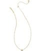 Color:Gold Dichroic Glass Mix - Image 2 - Mini Elisa Satellite 14K Gold Short Pendant Necklace