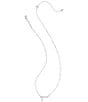 Kendra Scott Mom Crystal Short Pendant Necklace, Color:Silver - Image 2