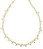 Color:Gold White CZ - Image 1 - Murphy Crystal Chain Necklace