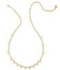 Color:Gold White CZ - Image 2 - Murphy Crystal Chain Necklace