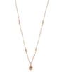 Color:Rose Gold Drusy - Image 1 - Nola Crystal Pendant Necklace
