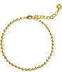 Color:Goldmetal - Image 1 - Oliver 14K Gold Chain Bracelet