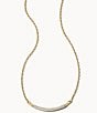 Color:14k Yellow Gold - Image 2 - Ott 14K Yellow Gold Short Pendant Necklace