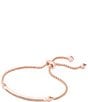 Color:14k Rose Gold Plated - Image 1 - Ott Adjustable Chain Bracelet