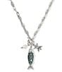 Kendra Scott Parker Fish Charm Long Strand Necklace - Image 1