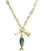 Kendra Scott Parker Fish Charm Long Strand Necklace - Image 1