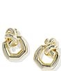 Kendra Scott Parker Knot Open Frame Drop Earrings - Image 1