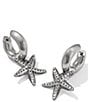 Kendra Scott Parker Starfish Huggie Hoop Earrings - Image 1