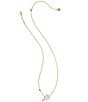 Kendra Scott Pickleball Novelty Short Pendant Necklace, Color:Gold/Ivory Mother of Pearl - Image 2