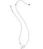 Kendra Scott Pickleball Novelty Short Pendant Necklace, Color:Silver/Ivory Mother of Pearl - Image 2