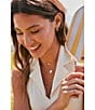 Kendra Scott Pickleball Novelty Short Pendant Necklace, Color:Silver/Ivory Mother of Pearl - Image 3