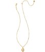 Color:White Howlite - Image 2 - Piper Gold Pendant Necklace