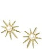 Kendra Scott Rogan Pearl Stud Earrings - Image 1