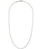 Color:Sterling Silver - Image 2 - Roll Bar Sterling Silver Chain Necklace