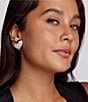 Kendra Scott Sasha Pearl Heart Chunky Drop Earrings - Image 3