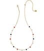 Color:Gold Red White Blue Mix - Image 2 - Sierra Star Short Multi-Strand Necklace