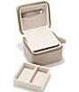 Color:Taupe - Image 3 - Small Travel Jewelry Case in Taupe