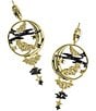 Kendra Scott Spooky Night Bat Statement Drop Earrings - Image 1