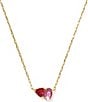 Kendra Scott Tatum Rhinestone Short Pendant Chain Necklace - Image 1
